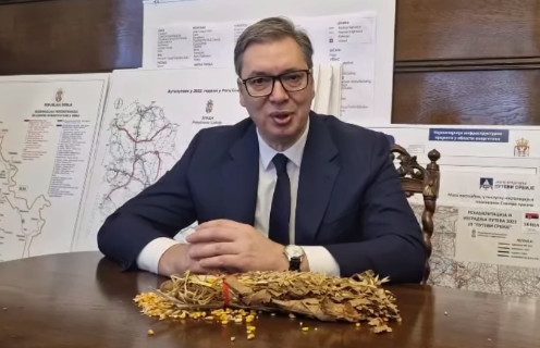 Čestitao Badnji dan i ispunio obećanje: Vučić prvoj bebi rođenoj na KiM daje skupocen poklon (VIDEO)