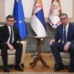 Počeli razgovori u Predsedništvu: Vučić se sastao sa Lajčakom