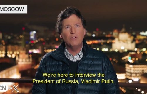 "Nalazimo se u Moskvi. Ovde smo da intervjuišemo predsednika Rusije, Vladimira Putina" (VIDEO)