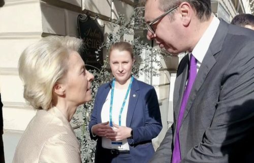 “Još jednom sam ponovio čvrstu opredeljenost Srbije za nastavak i ubrzanje svog evropskog puta”: Vučić se sastao sa Ursulom fon der Lajen (FOTO)