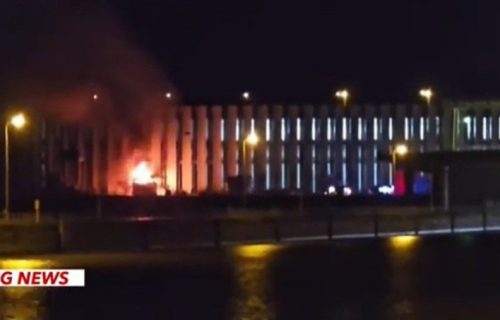 POŽAR na rumunskom delu HE "ĐERDAP 1": Zapalio se transformator, nema žrtava (VIDEO)