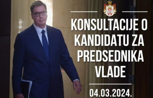 Predsednik Vučić nastavio konsultacije o kandidatu za predsednika Vlade (FOTO)