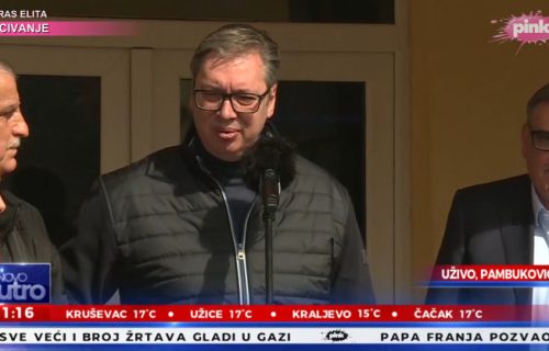 Predsednik Vučić u Pambukovici: "Kada branim državne interese uvek ću imati u vidu interese svakog srpskog sela" (FOTO+VIDEO)