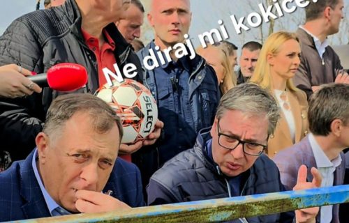 "Ne diraj mi kokice!" Vučić postavio sliku sa Dodikom, pa se našalio na Instagramu (FOTO)