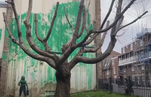 Novi mural u Londonu: Benksi oduševio sugrađane ovim umetničkim delom (FOTO)