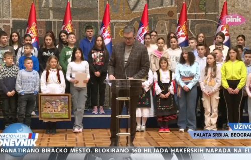 "Kosovo je naša duhovna i državna kolevka": Predsednik ugostio decu sa Kosova i Metohije (VIDEO)