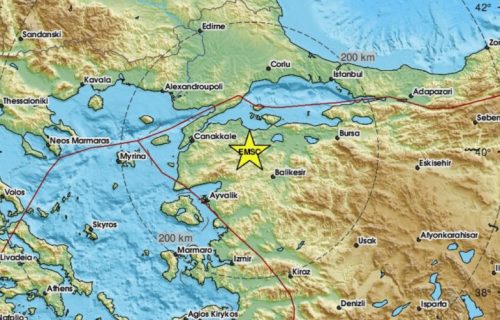 Snažan zemljotres u Turskoj: Potres registrovan na dubini od 1,8 kilometara