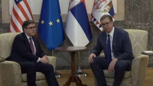 (UŽIVO) Počeo sastanak: Predsednik Vučić se sastao sa Džejmsom O’Brajanom