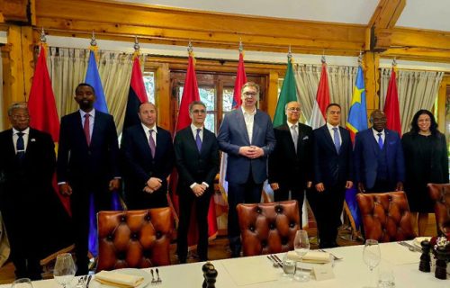 Usvajanje rezolucije dovešće do globalne lančane reakcije: Vučić ručao sa ambasadorima afričkih zemalja