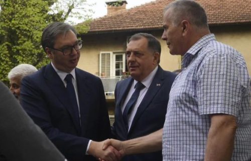 (UŽIVO) Vučić i Dodik stigli u Bileću, dočekani s aplauzom (VIDEO)