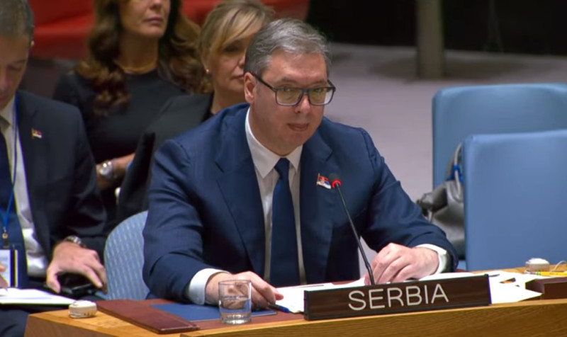 “Ovde smo da razgovaramo o izveštaju i mogućim posledicama”: Poslušajte govor predsednika Vučića u Savetu bezbednosti UN (VIDEO)