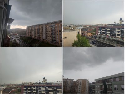 Smračilo se nebo nad beogradskim opštinama, RHMZ izdao upozorenje: U naredna dva sata nevreme (FOTO)