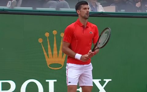 Novak trenirao u Rimu: Pažnju javnosti kao i u Monte Karlu privukao sastav njegovog tima (VIDEO)