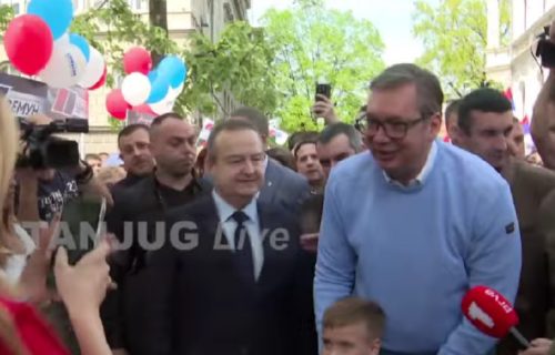 Predsednik Vučić u Zemunu: "Beograd je na dobrom putu, imamo fantastične projekte" (VIDEO)