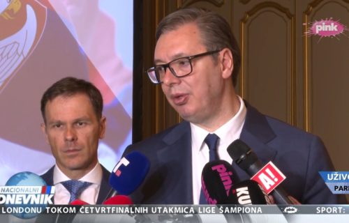 Vučić se obratio građanima iz Francuske: "Veoma sam srećan zbog rezultata razgovora" (VIDEO)