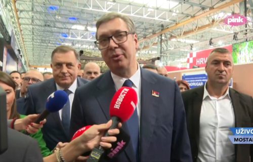 Vučić obišao sajam privrede u Mostaru: "BiH je jedna od najvažnijih izvoznih destinacija Srbije" (VIDEO)