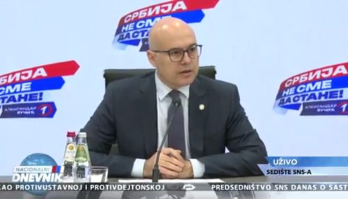 Vučević saopštio imena ministara u novoj Vladi Srbije