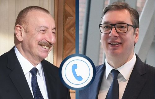 Predsednik Vučić Alijeva telefonom obavestio o brojnim pritiscima kojima je Srbija izložena