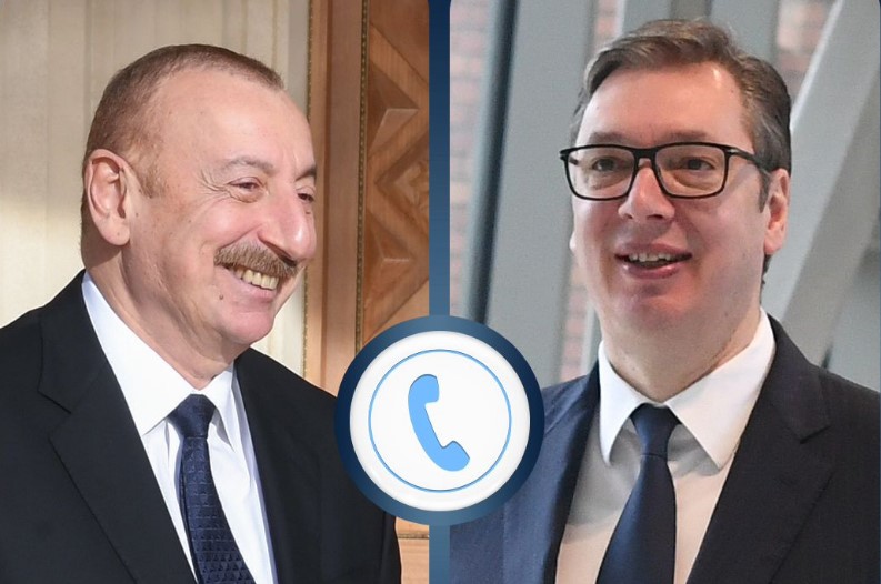 Predsednik Vučić Alijeva telefonom obavestio o brojnim pritiscima kojima je Srbija izložena