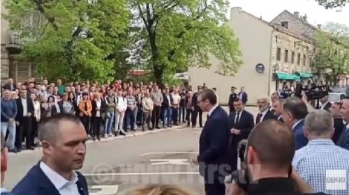(UŽIVO) Vučić i Dodik stigli u Bileću, dočekani s aplauzom (VIDEO)