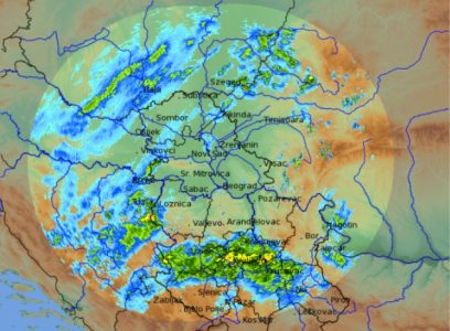 Kiša i pljuskovi do kraja dana, u Vojvodini vetar olujne jačine, sutra i do 20 stepeni niža temperatura