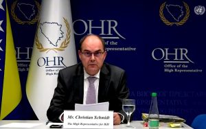 Kristijan Šmit: Podnosim ostavku na mesto visokog predstavnika u BiH