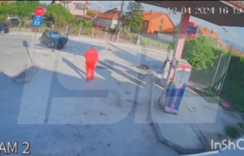 Stravičan sudar u Aranđelovcu: Kamera zabeležila trenutak udesa (VIDEO)