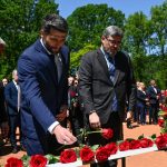 Aleksandar Šapić na obeležavanju Dana sećanja na žrtve genocida nad Srbima, Jevrejima i Romima u NDH