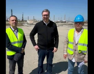 “A sad nešto ČUDESNO I LEPO, EXPO napreduje ogromnom brzinom”: Vučić obišao gradilište u Surčinu (VIDEO)