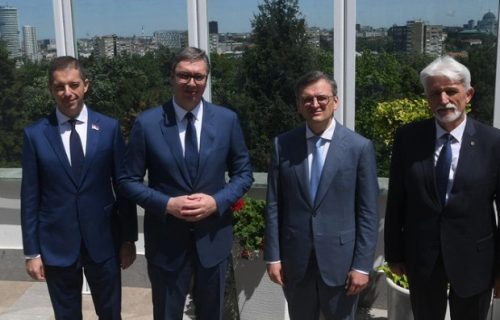 Vučić se sastao sa Kulebom: Razgovor o evropskom putu i potrebi uspostavljanja mira (FOTO)