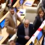 Tuča u gruzijskom parlamentu zbog zakona "o stranim agentima" (VIDEO)