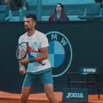 Novak trenirao u Rimu: Pažnju javnosti kao i u Monte Karlu privukao sastav njegovog tima (VIDEO)