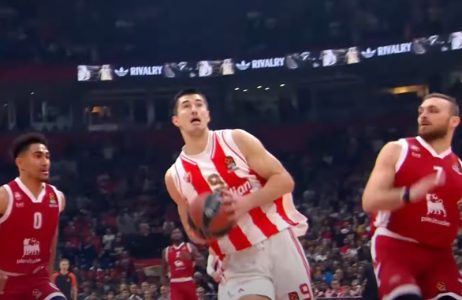 Mitrovićev let jedan od najlepših ove sezone: As Zvezde kandidat za najbolje zakucavanje Evrolige (VIDEO)