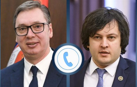 Vučić razgovarao sa premijerom Gruzije: “Upoznao sam Kobahidzea o stavu Srbije o Rezoluciji o Srebrenici”