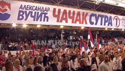 (UŽIVO) Predsednik Vučić dočekan aplauzom: Počeo skup izborne liste “Aleksandar Vučić – Čačak sutra” (VIDEO)