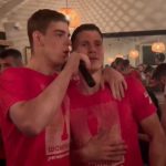 Zvezdini igrači slavili do duboko u noć: Teodosiću u jednom trenutku skandirao ceo restoran (VIDEO)