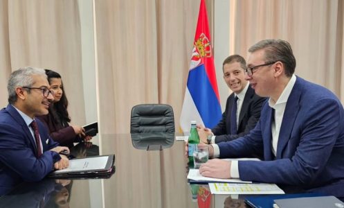 Vučić se sastao sa stalnim predstavnikom Emirata u UN: “Usvajanje rezolucije dovelo bi do novih tenzija”