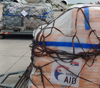 Srbija uputila humanitarnu pomoć stanovnicima Gaze (FOTO)