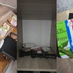 Hapšenje u Beogradu, policija u stanu našla 214.000 evra i tri pištolja sa municijom (FOTO)
