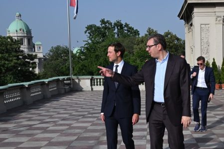 “Takav Beograd želimo da ostavimo našim budućim generacijama”: Vučić sa Džaredom Kušnerom