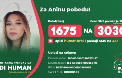 Srbijo pomozi Ani da ode na lečenje u inostranstvo i dobije terapiju