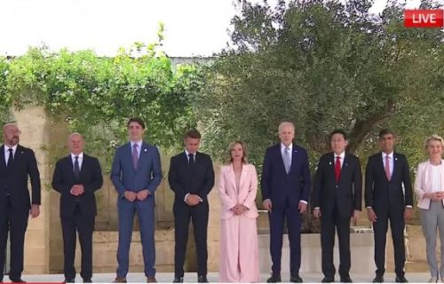 Samit G7 u Italiji: Uz 7 novih ukusa sladoleda Đorđa Meloni dočekuje svetske lidere kojima ne cvetaju ruže (FOTO+VIDEO)