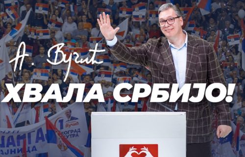 Moćna poruka Vučića nakon velike izborne pobede: "Hvala Srbijo!" (FOTO)