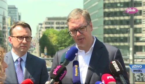 Predsednik Vučić iz Brisela o predstojećem sastanku: “Kurti će da drami i viče, dok mu ne kažem da se zaustavi” (VIDEO)