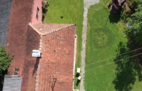 Misteriozni krug se pojavio u dvorištu Ljiljane Kostić u selu kod Požege: Sve to povezujem sa tom svetlicom