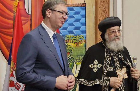 Vučić nastavlja zvaničnu posetu Egiptu: Počeo Egipatsko-srpski poslovni forum (FOTO)