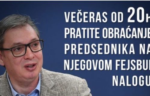 Tačno u 20 časova večeras: Predsednik Vučić će odgovoriti političarima na bezočne laži koje plasiraju
