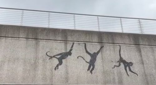 Benksi ponovo opominje: Siluete životinja na muralima Londona