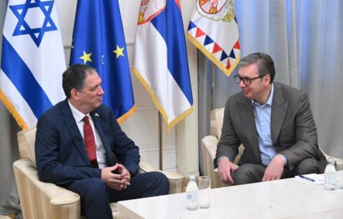 Predsednik Vučić primio u oproštajnu posetu ambasadora Izraela