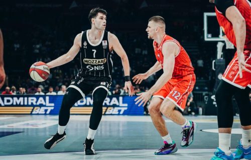 Partizan igra odličnu košarku u Areni, +10 za miran nastavak meča: Borac nemoćan u prvom poluvremenu